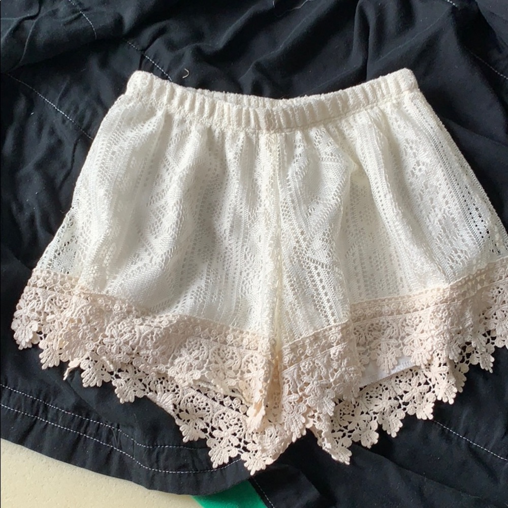 Lace shorts